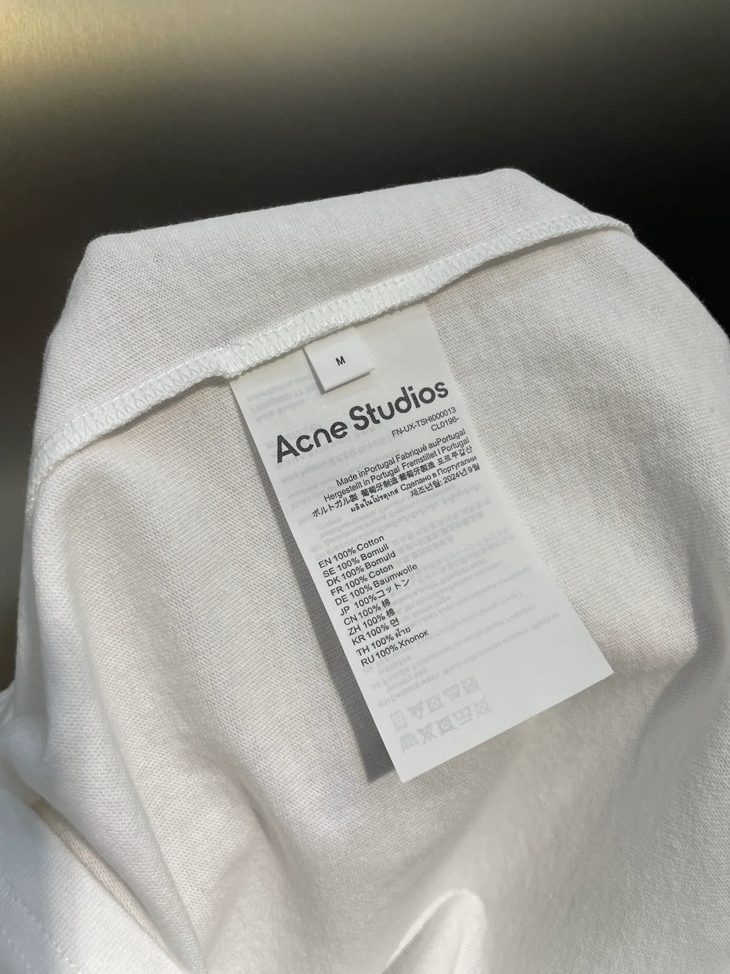 Acne 🌟【 Original】 25ss New Arrival T logo Versatile Breathable Same Style size：s-xl